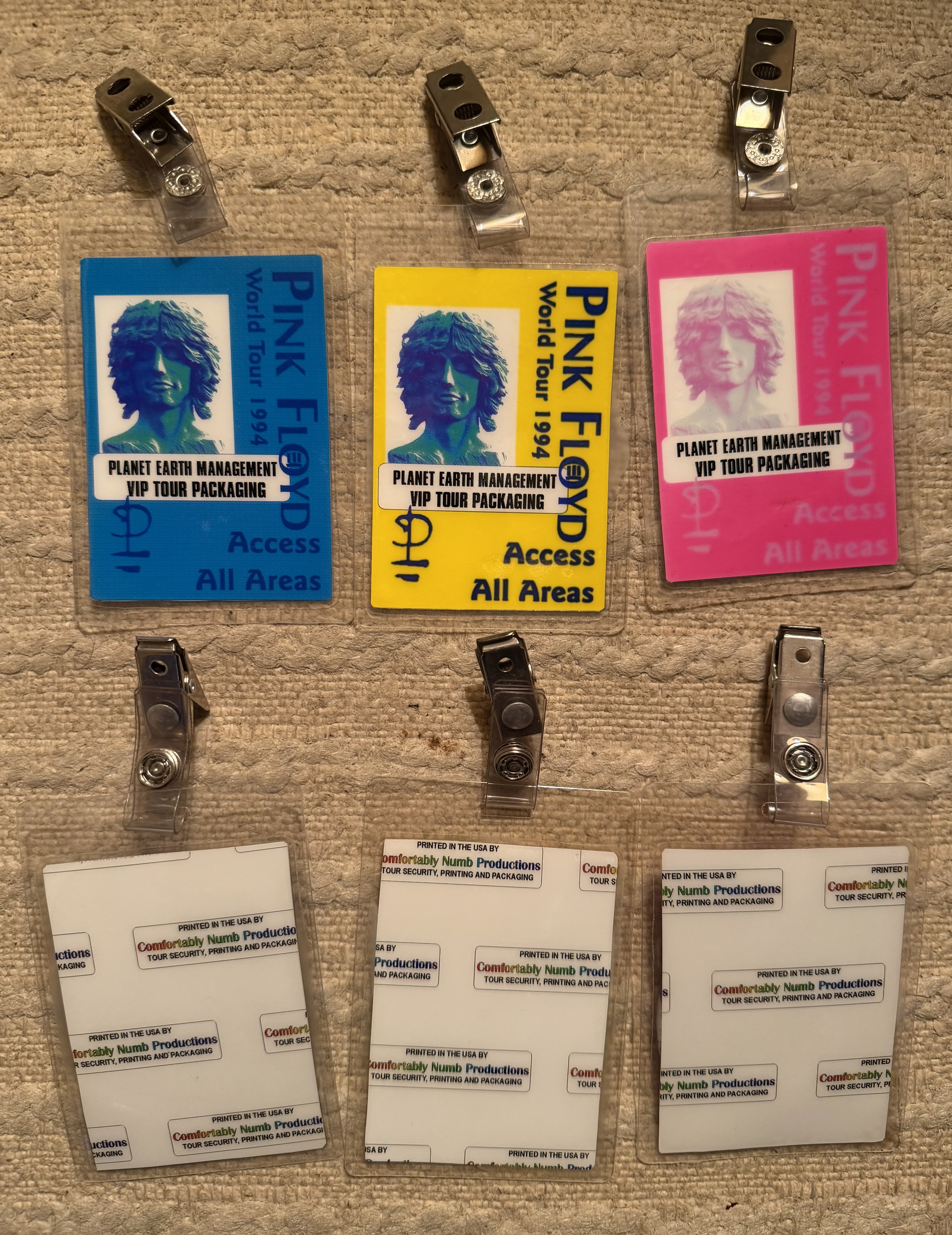 1994 PEM USA Tour Laminates